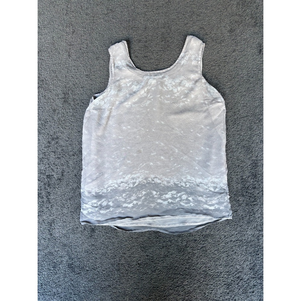Coldwater Creek Tank Top Women's Size 10-12 Light Gray Sleeveless Outdoor